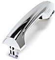 Front, Driver Side Chrome Exterior Door Handle, With Key Hole