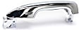 Front, Driver Side Chrome Exterior Door Handle, With Key Hole
