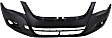 Front Primed Bumper Cover, Without Headlight Washer Holes, Type 2, CAPA Certified