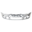 Front Primed Bumper Cover, Sedan, Without Park Sensor and Headlight Washer Holes, 3.6L Engine