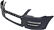 Front Primed Bumper Cover, Without Park Sensor and Headlight Washer Holes