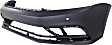 Front Primed Bumper Cover, With Parking Assist System, Without Headlight Washer, Except GLI Model