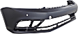 Front Primed Bumper Cover, With Parking Assist System, Without Headlight Washer, Except GLI Model