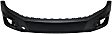 Front Primed Bumper Cover, Without Park Sensor and Headlight Washer Holes, Type 1, CAPA Certified