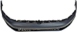 2015 Volkswagen Golf S - Front Primed Bumper Cover, For Models Without Parallel Park Assist Sensor Holes, Without Headlight Washer Holes