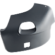 Front, Passenger Side Bumper End, Primed Plastic