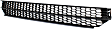Front, Center Bumper Grille, Textured Gray