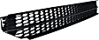 Front, Center Bumper Grille, Textured Gray CAPA Certified