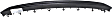 Front Bumper Grille, Textured Black, 5 Cyl., 2.5L Engine