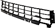Front, Center Bumper Grille, Black