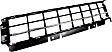 Front, Center Bumper Grille, Black