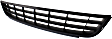 Sedan Front Bumper Grille, Textured Black
