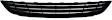 Sedan Front Bumper Grille, Textured Black CAPA Certified