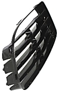Front, Passenger Side, Outer Bumper Grille, Black, Base Model