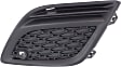 Front, Driver Side Fog Light Cover, Textured Black, Sport Utility