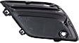 Front, Driver Side Fog Light Cover, Textured Black, Sport Utility
