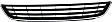Front Bumper Grille, Black