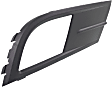 Front, Passenger Side Fog Light Trim, Textured Black, Except GLI/Wolfsburg Edition Models