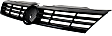 Grille, Black, with Black Molding and Emblem Provision