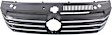 Upper Grille Assembly, Painted Black Shell and Insert, CAPA CERTIFIED