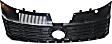 Upper Grille Assembly, Painted Black Shell and Insert