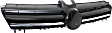 2015-2017 Volkswagen Golf Sportwagen - Upper Grille Assembly, Textured Black Shell and Insert