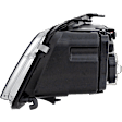 Passenger Side Headlight, without Bulb, Halogen, Clear Lens, with Fog Light Holes, CAPA Certified