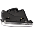 Driver Side Headlight, without Bulb, Halogen, Clear Lens, with Fog Light Holes