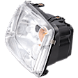 2005 Volkswagen Jetta - Passenger Side Halogen Headlight, Without bulb(s), 4th Gen, From VIN No. 2108642, OE Replacement
