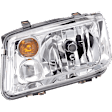2004 Volkswagen Jetta - Driver Side Halogen Headlight, Without bulb(s), OE Replacement