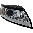 Passenger Side Headlight, with Bulb, Halogen, Clear Lens