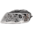 Driver Side Headlight, with Bulb, Halogen, Except V10 TDI Engine