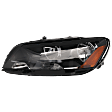 2013 Volkswagen Passat - Driver Side Halogen Headlight, With bulb(s), OE Replacement, CAPA Certified
