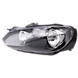 2010-2014 Volkswagen Jetta - Driver Side Halogen Headlight, With bulb(s), OE Replacement, Wagon