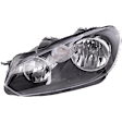 2010-2014 Volkswagen Jetta - Driver Side Halogen Headlight, With bulb(s), OE Replacement, Wagon