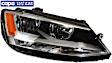 2014 Volkswagen Jetta - Passenger Side Halogen Headlight, With bulb(s), OE Replacement, CAPA Certified