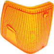 Turn Signal Lens - Passenger Side, Amber, Direct Fit, Sold individually