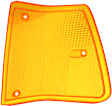 Turn Signal Lens - Passenger Side, Amber, Direct Fit, Sold individually