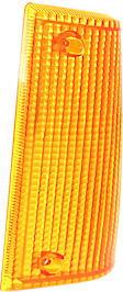 Turn Signal Lens - Driver Side, Amber, Direct Fit, Sold Individually
