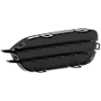 Front, Driver Side Fog Light Cover, Textured Black, 4 Cyl., 2.0L Engine