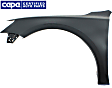 Front, Driver Side Fender, Sedan, CAPA CERTIFIED