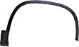 Front, Passenger Side Fender Trim, Textured Black, 1 Piece Type