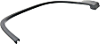 Front, Driver Side Fender Trim, Textured Black, 1 Piece Type