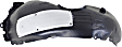 2015-2019 Volkswagen Golf Sportwagen - Front, Passenger Side, Rear Section Fender Liner