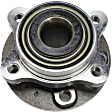 Front, Driver or Passenger Side Wheel Hub, 5 Lugs, With Bearing