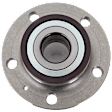 Rear, Driver or Passenger Side Wheel Hub, With Bearing, ABS Encoder, Non- Driven, 5 Studs