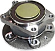 Rear, Driver or Passenger Side Wheel Hub, With Bearing, 5 x 4.25 in. Bolt Pattern, FWD