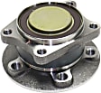 Rear, Driver or Passenger Side Wheel Hub, With Bearing, 5 x 4.25 in. Bolt Pattern, FWD