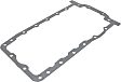 Oil Pan Gasket - Rubber, Direct Fit, Sold Individually