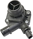 Thermostat Housing - Plastic, Direct Fit, Sold individually, Includes Sensor and Gasket